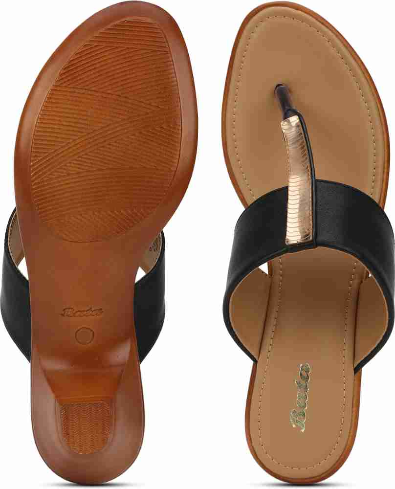 Bata Women Black Sandals Buy Bata Women Black Sandals Online at