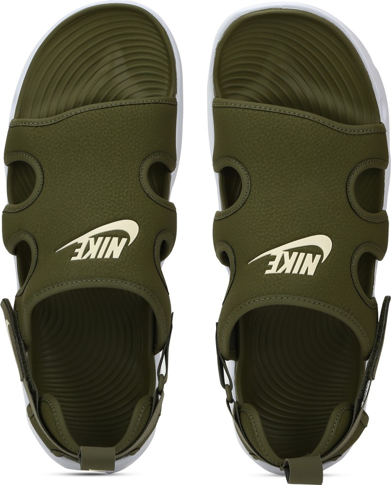 Nike cheap green sandals