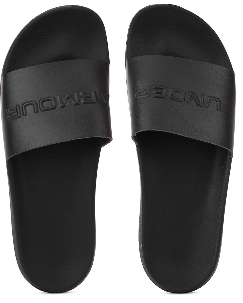 Under armour slip online on sandals