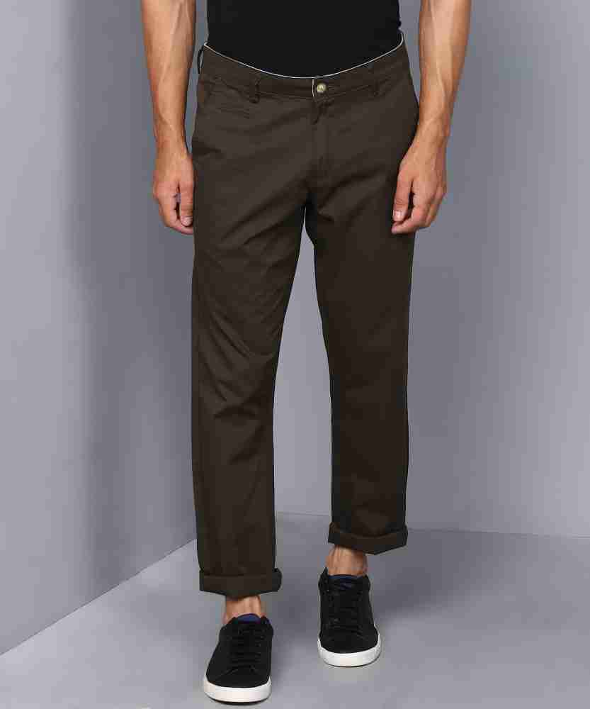 METRONAUT Slim Fit Men Pure Cotton Dark Green Trousers - Buy METRONAUT Slim  Fit Men Pure Cotton Dark Green Trousers Online at Best Prices in India