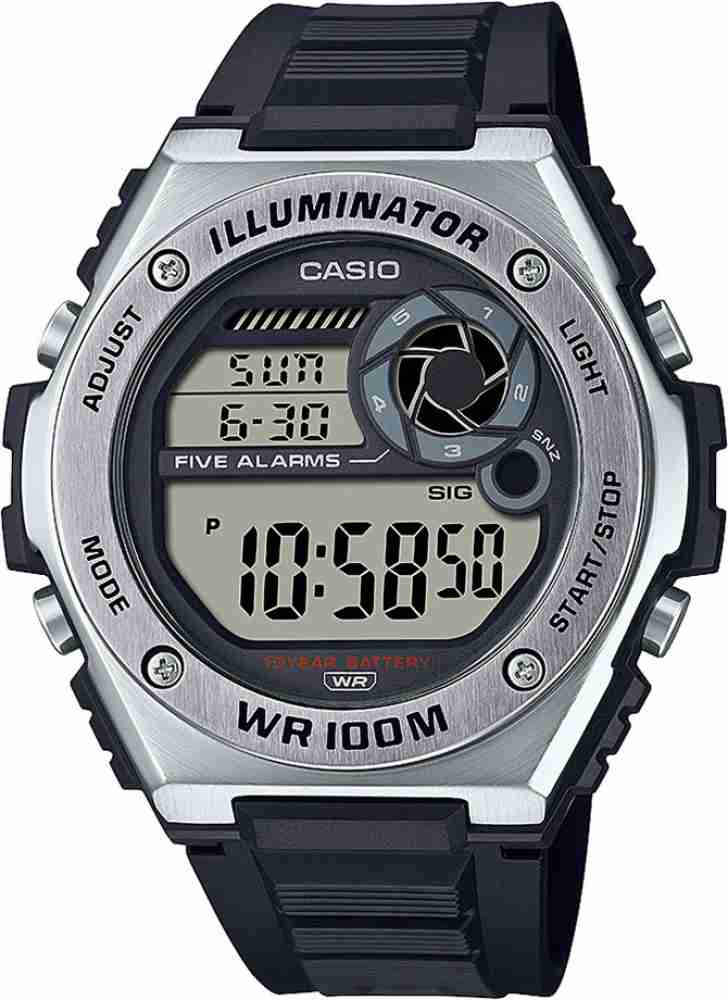 Casio illuminator five store alarms