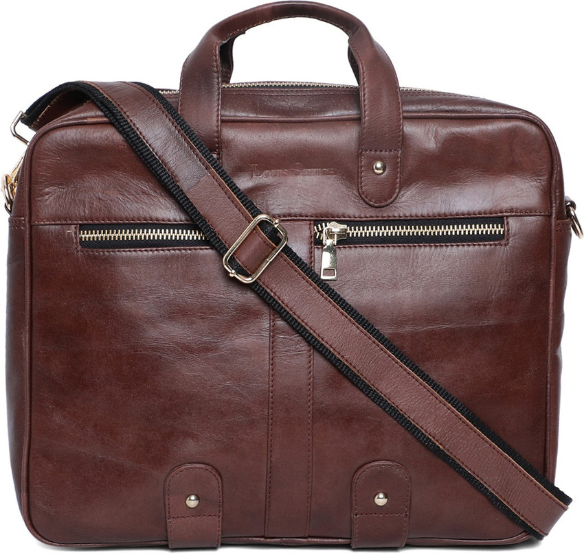 Mens italian leather laptop bag best sale
