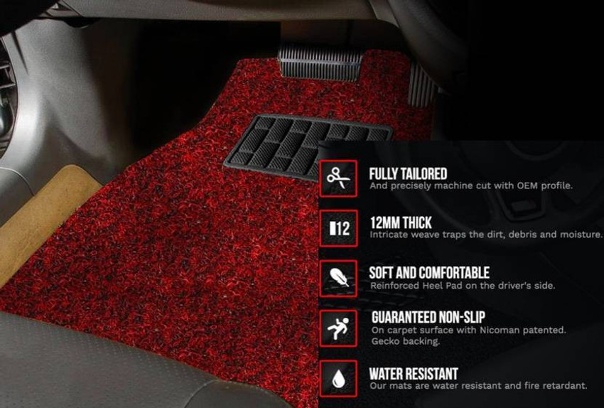 Mat red car deals