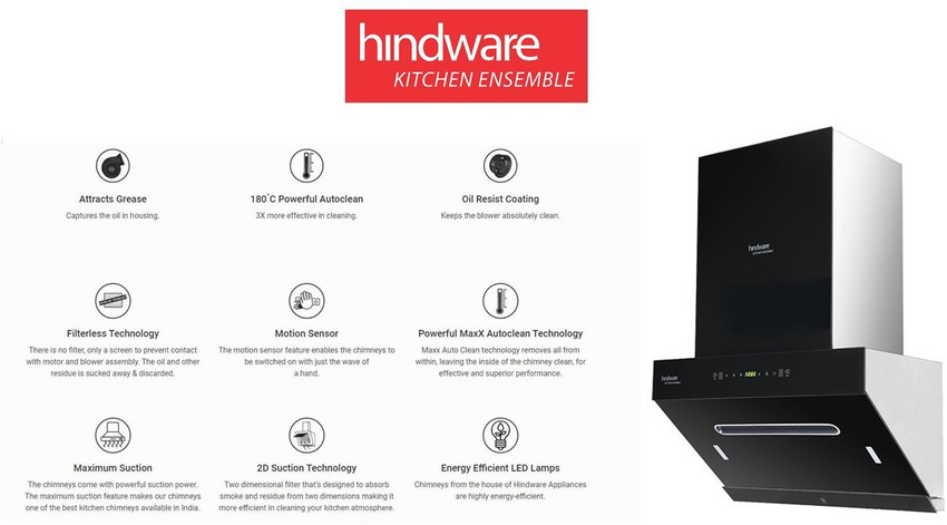 Hindware titania 90 chimney price hot sale
