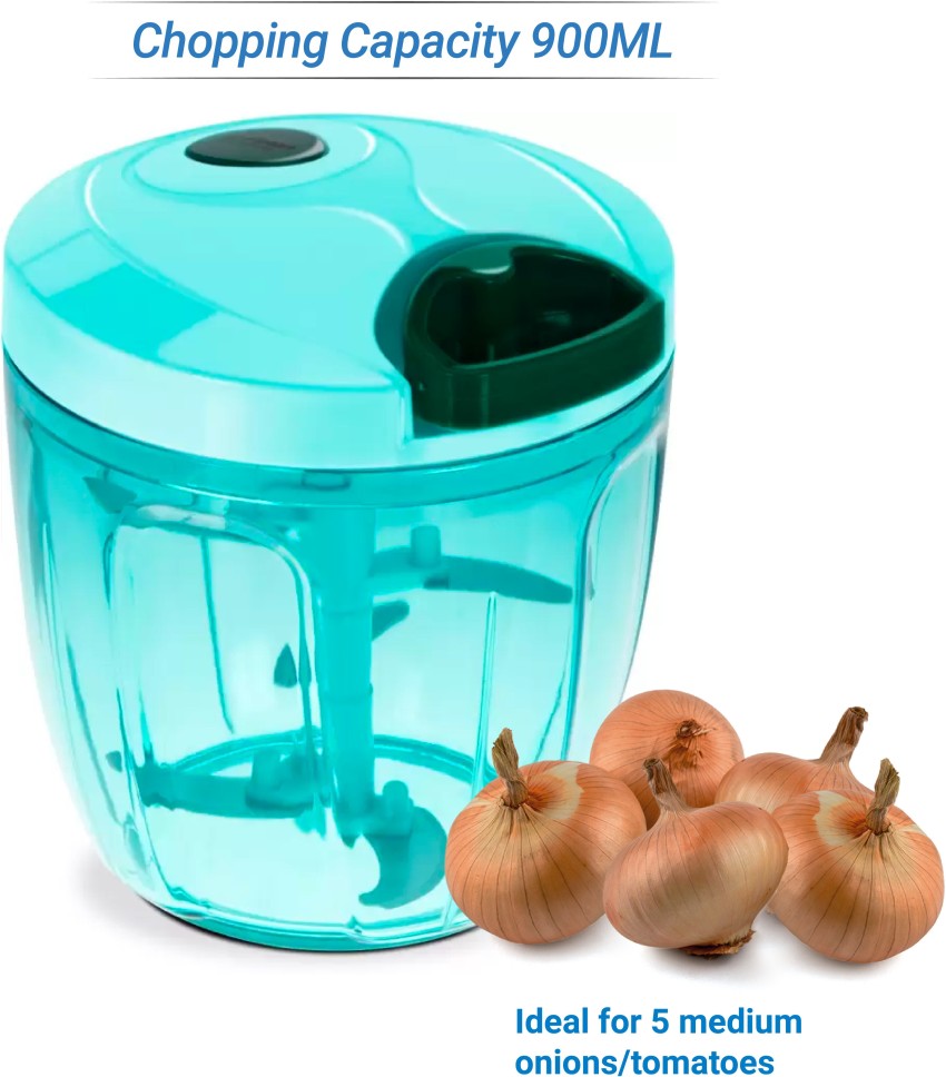 Buy Chefline Hand Push Chopper 900ml Online - Lulu Hypermarket India