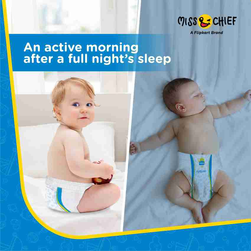 Miss & Chief by Flipkart Active Diaper Pants - M - Buy 56 Miss & Chief  cotton Pant Diapers for babies weighing < 12 Kg