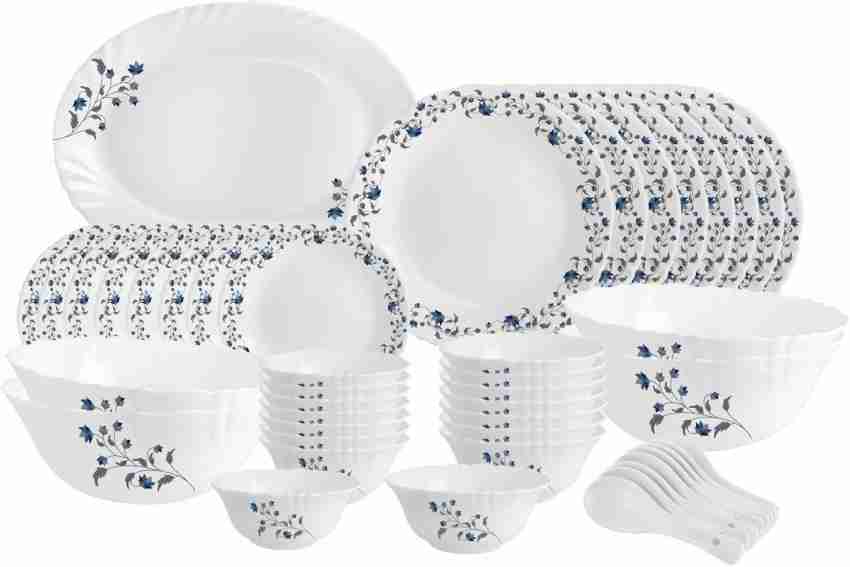 cello Pack of 45 Opalware Imperial Vinea Dinner Set Price in India Buy cello Pack of 45 Opalware Imperial Vinea Dinner Set online at Flipkart