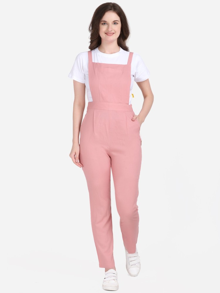 Womens store pink dungarees