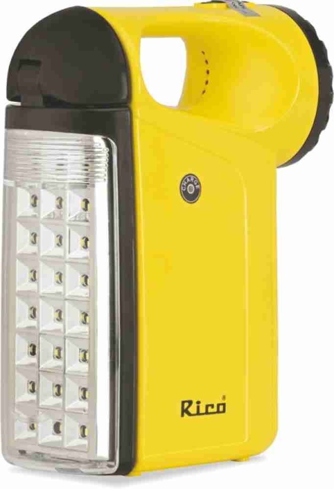 Buy Rico Emergency Lights for Home Rechargeable led lamp with Hanger Long  Lasting Lasts up to 8 Hours on Single Charging (ELPRO) Online at  desertcartEcuador