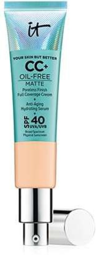 It Cosmetics CC+ Cream Oil-Free Matte with SPF 40 Foundation - Price in  India, Buy It Cosmetics CC+ Cream Oil-Free Matte with SPF 40 Foundation  Online In India, Reviews, Ratings & Features