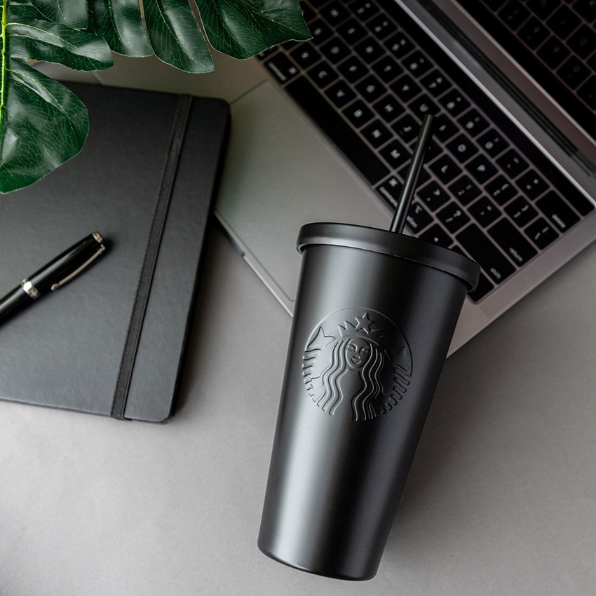 Starbucks Black Cold Cup Stainless Steel Tumbler Price in India