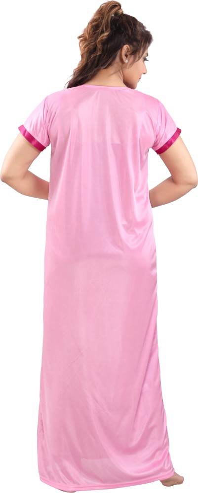 TRUNDZ Women Nighty with Robe - Buy TRUNDZ Women Nighty with Robe Online at  Best Prices in India