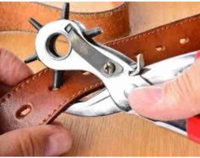 How to punch a hole cheap in a belt