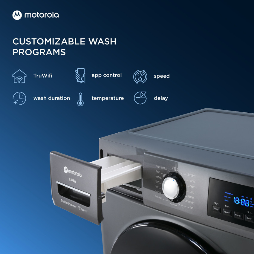 Motorola washing machine 8kg deals