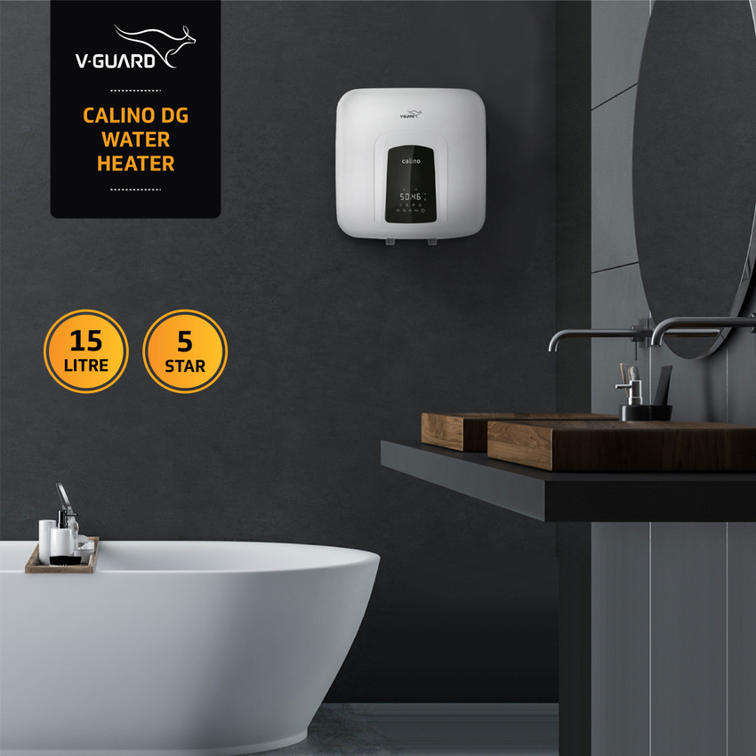 V-Guard 15 L Storage Water Geyser (Calino DG 15, White) Price in India -  Buy V-Guard 15 L Storage Water Geyser (Calino DG 15, White) online at  Flipkart.com