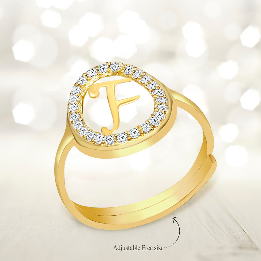 F initial ring best sale