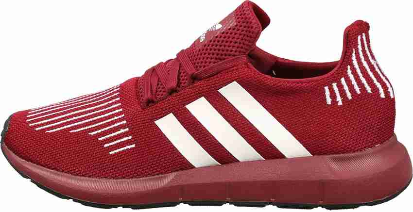 Adidas originals swift run red and black top