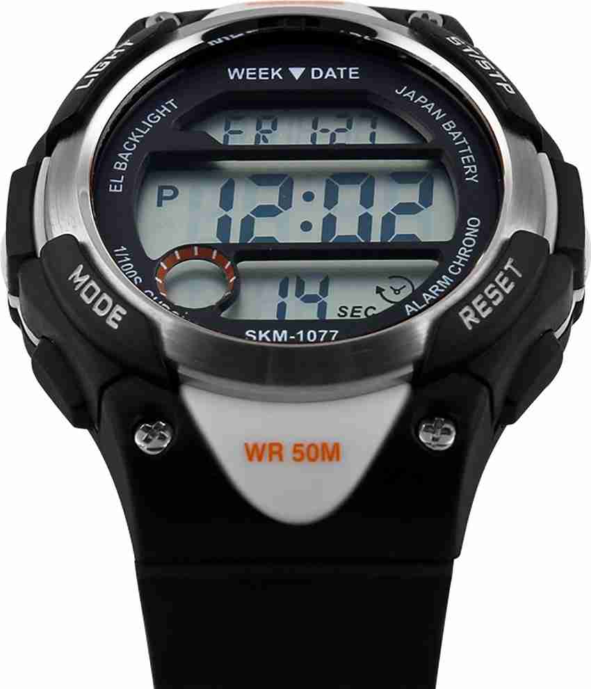 ARKHASA 1077 Stopwatch Calender Original Skmei Digital Watch For