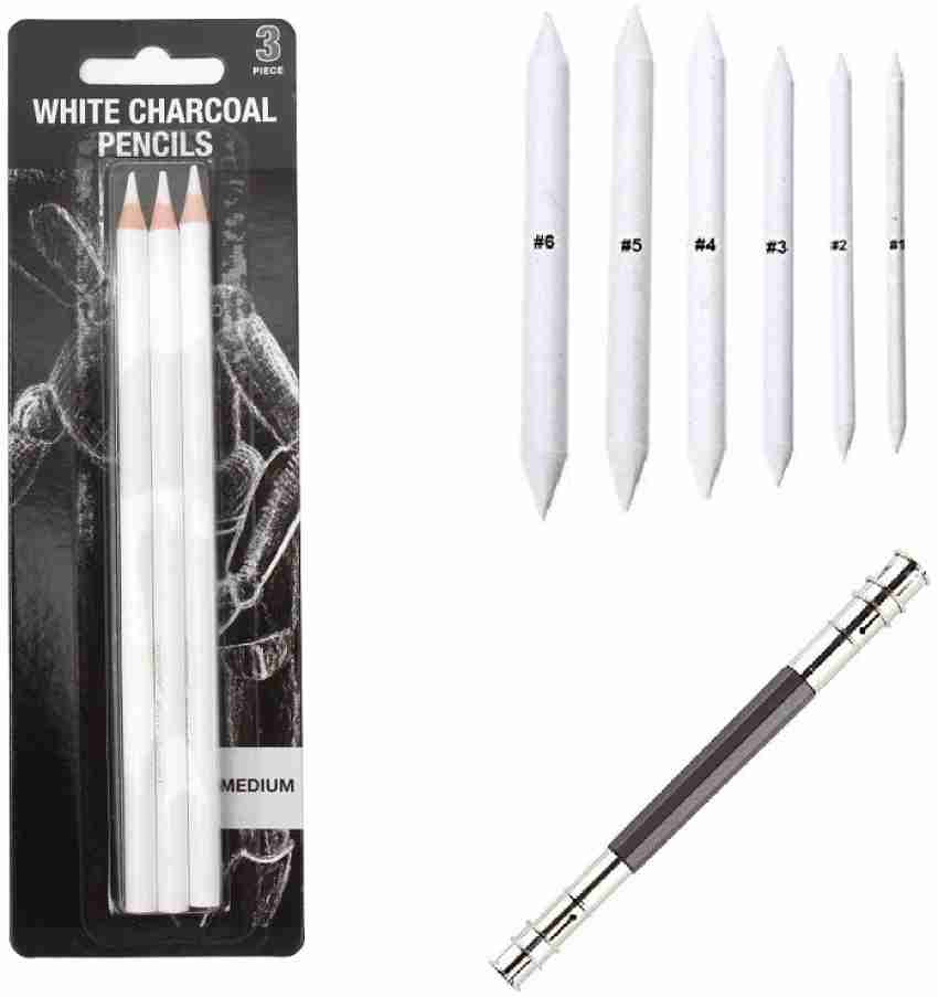 Pencils Charcoal 3 Shades 3pc