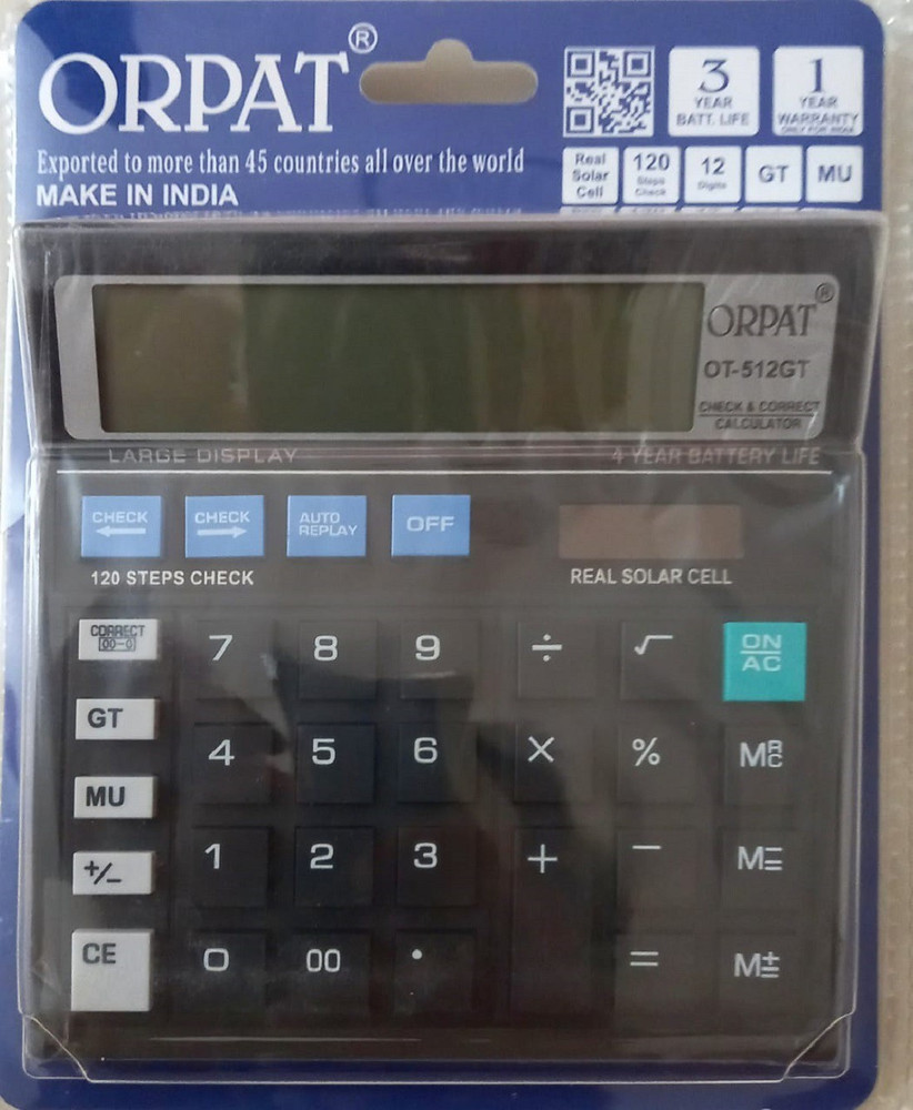 Flipkart ORPAT CALCULATOR WITH 3 YEAR BAATTERY LIFE Basic