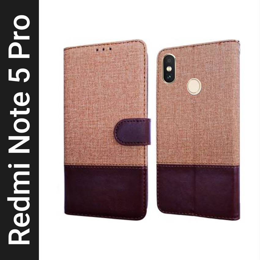 Spicesun Flip Cover for Mi Redmi Note 5 Pro