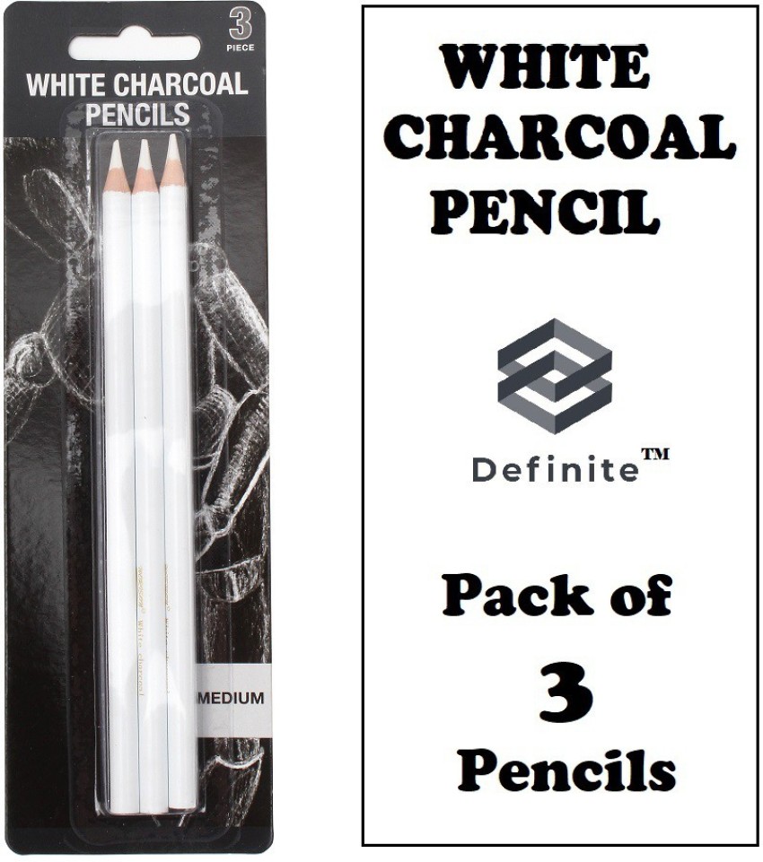 White Charcoal Pencils