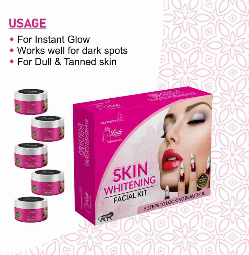 PROFESSIONAL FEEL Blue Lady Skin Whitening Facial Kit Beauty Glow