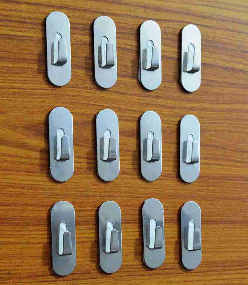 Buy Newvent 12 pcs Wall Hooks, Wall Hanging Hooks Adhesive Hook 12 online  at