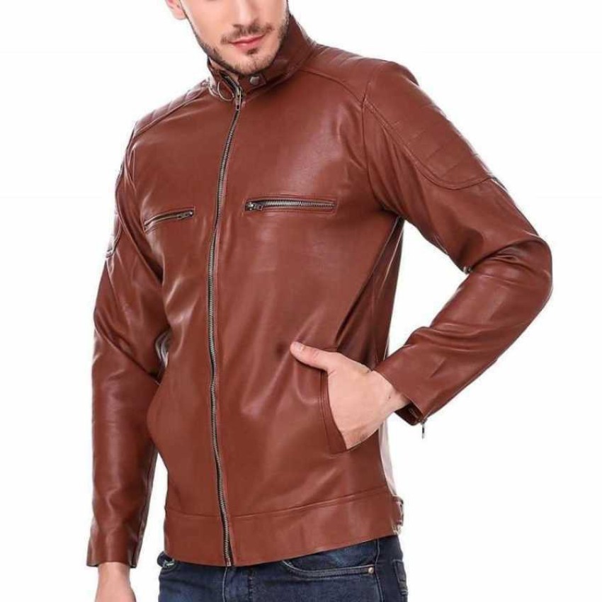 Miracle World Full Sleeve Solid Men Jacket - Buy Miracle World