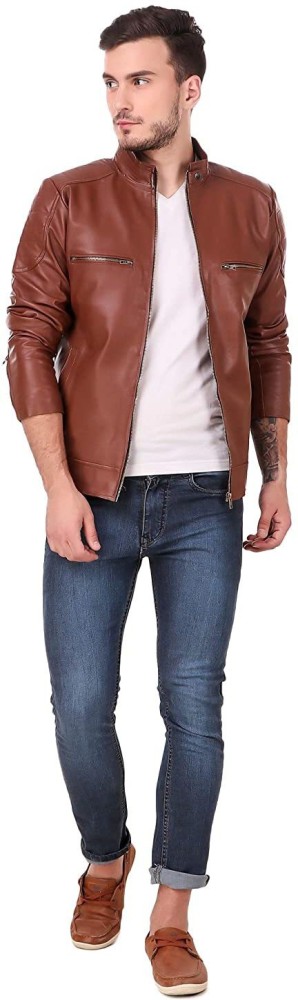 Miracle World Full Sleeve Solid Men Jacket - Buy Miracle World