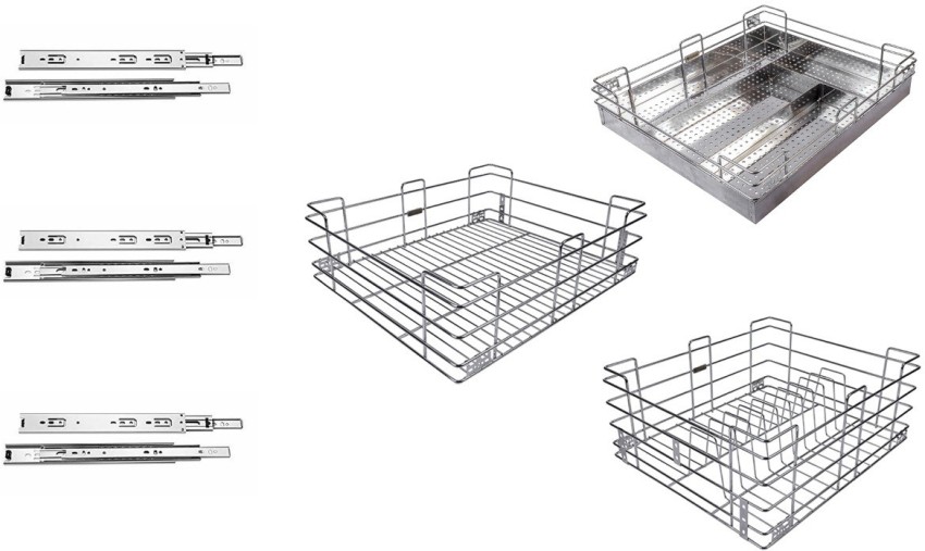 BE MALL Stainless Steel Wall Mount Kitchen Racks and Shelves,Kitchen S –  NavaEarth - United States