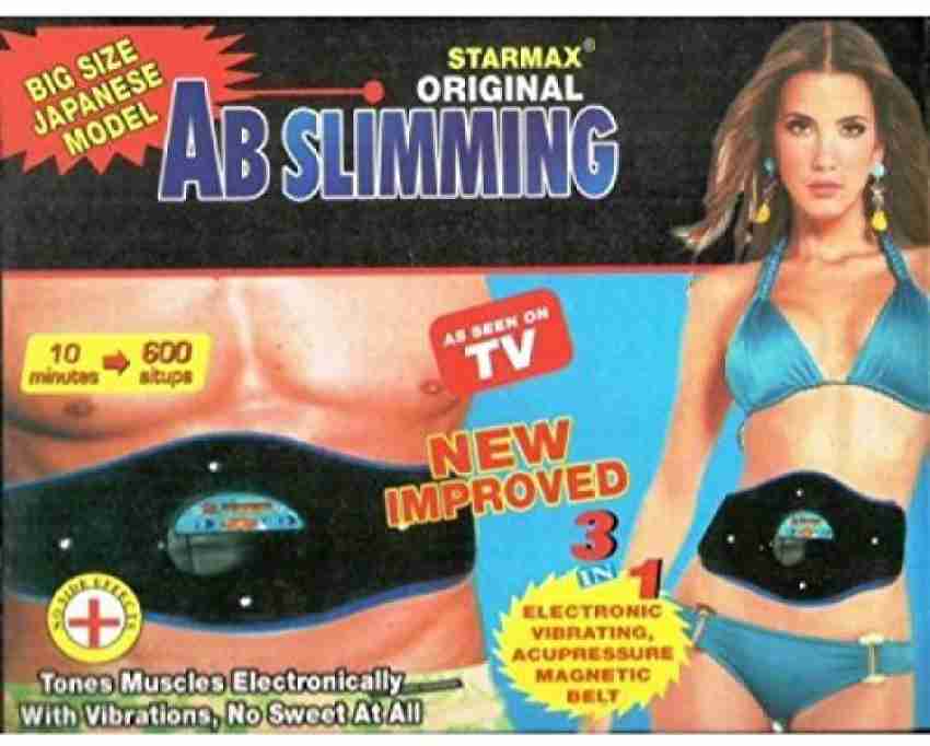 UKMC Ab Slimming Belt Anti Fat Vibrate Massager Slim Waist