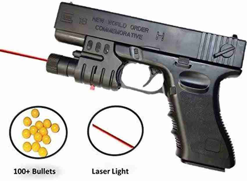 ZillionBillion Laser Light Gun Toy with 100 Bullets for Kids Toys