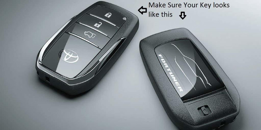Fortuner car discount key cover