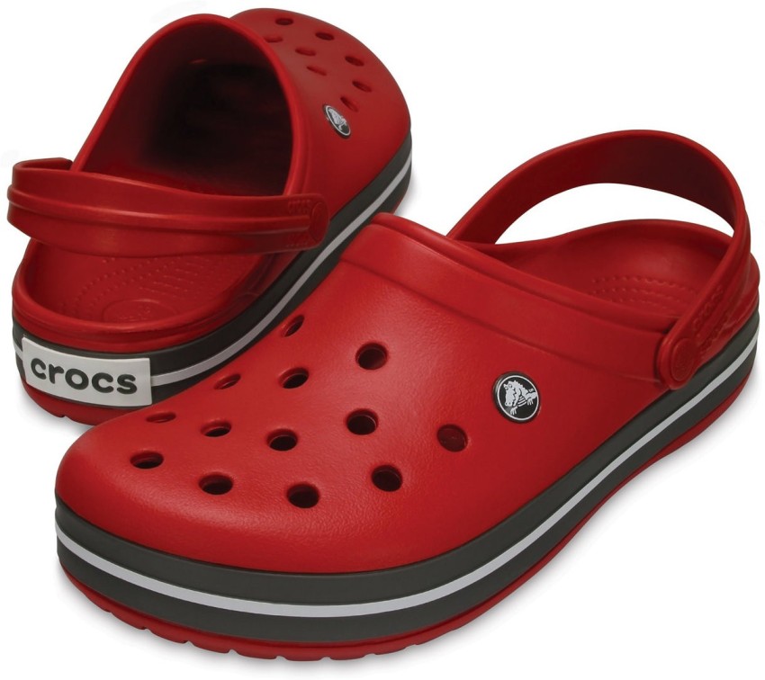 All on sale red crocs