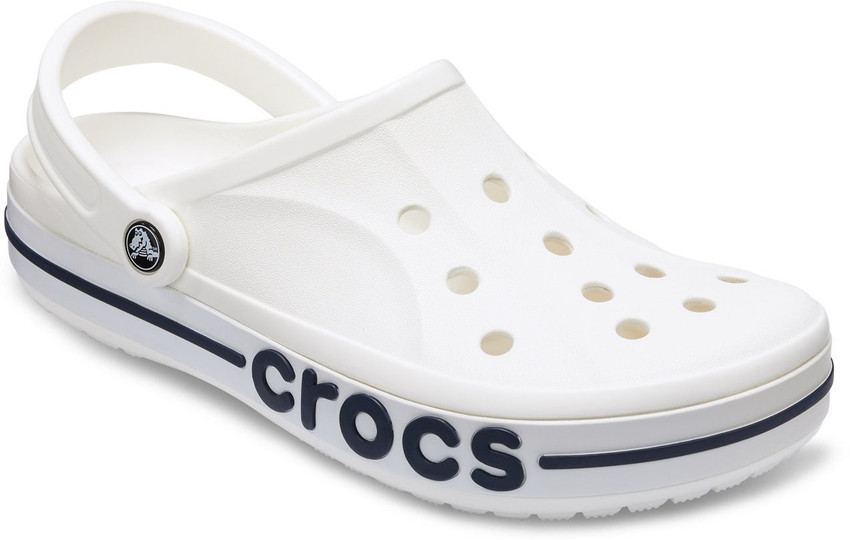 White discount colour crocs