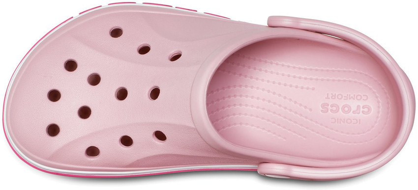 Fuzz lined top crocs pink