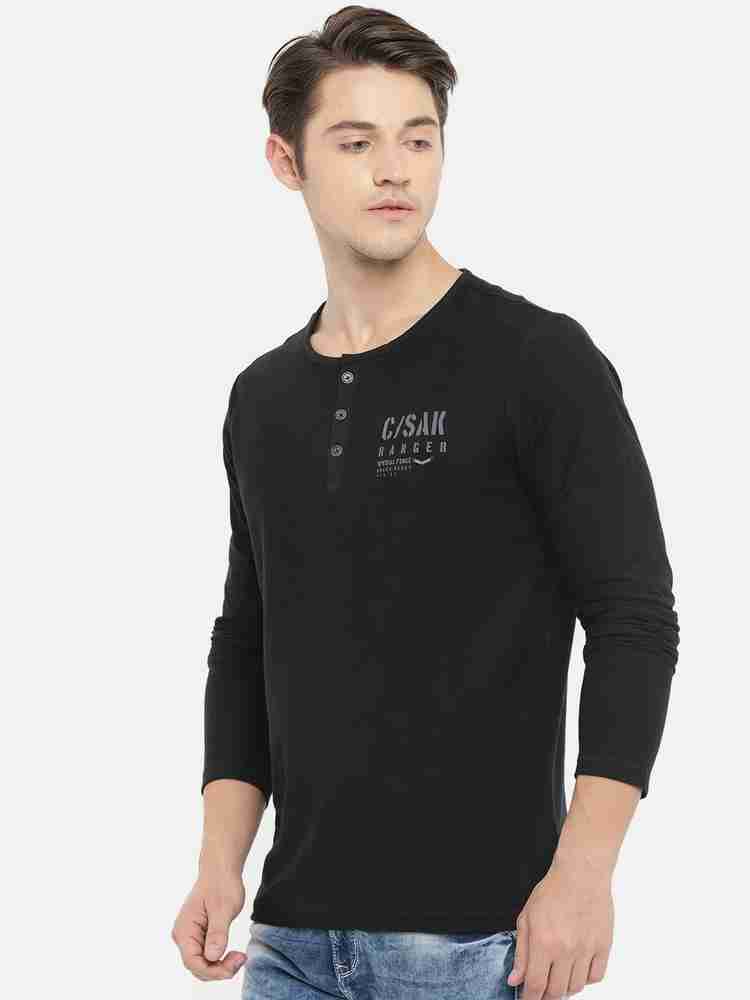 Spykar henley t shirt sale