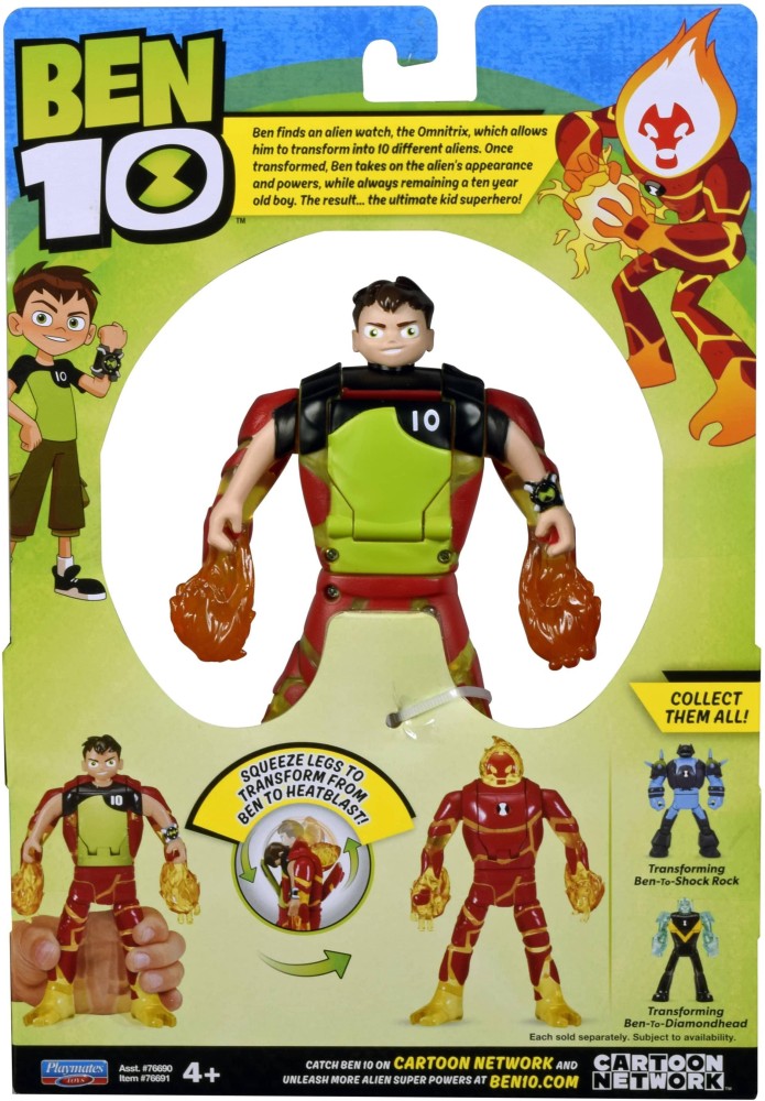 Omnitrix Action Figures for Children, Aliens Heatblast, Modelo