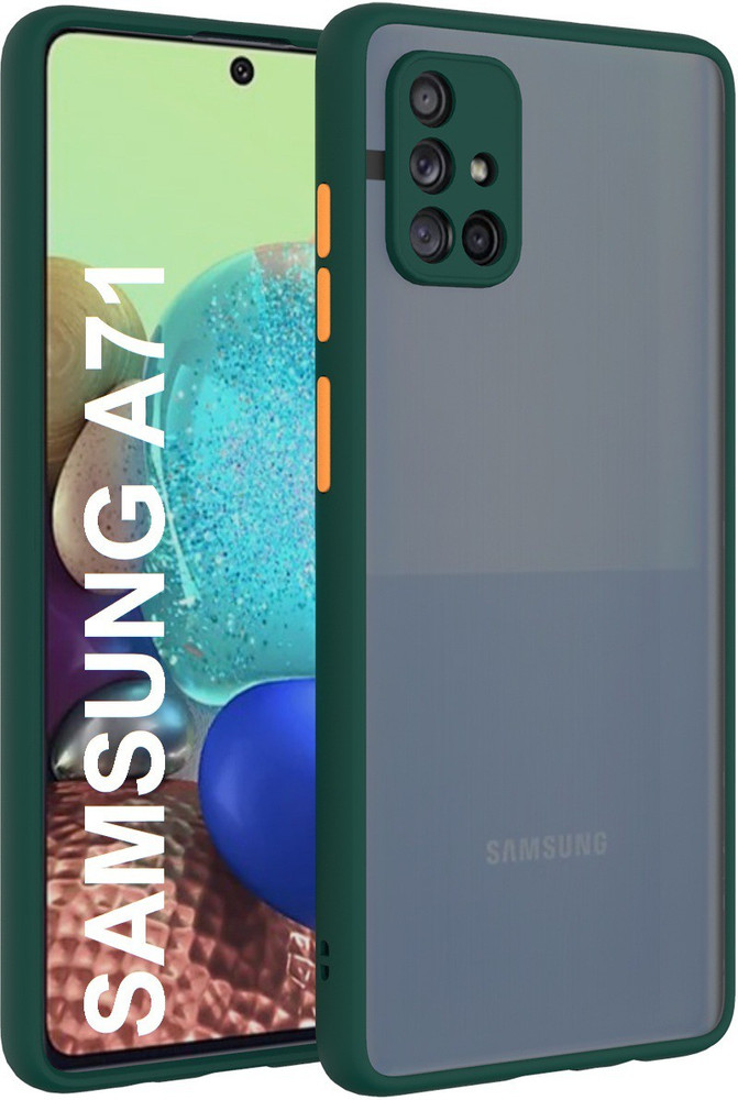 Coverskart Back Cover for Samsung Galaxy A71 Smoke Translucent