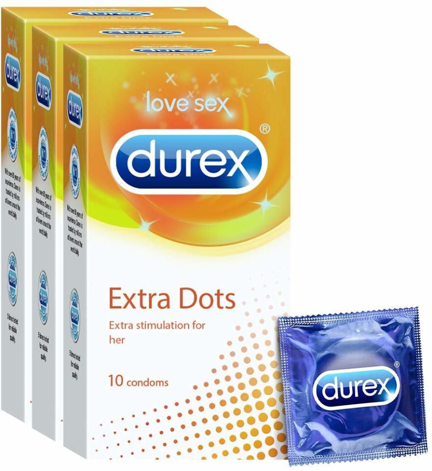 DUREX Extra Dots for Extra stimulation Condom Price in India - Buy DUREX  Extra Dots for Extra stimulation Condom online at Flipkart.com