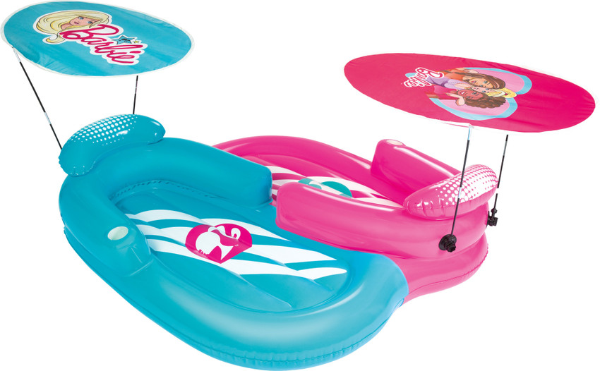 Barbie having a online baby in the pool