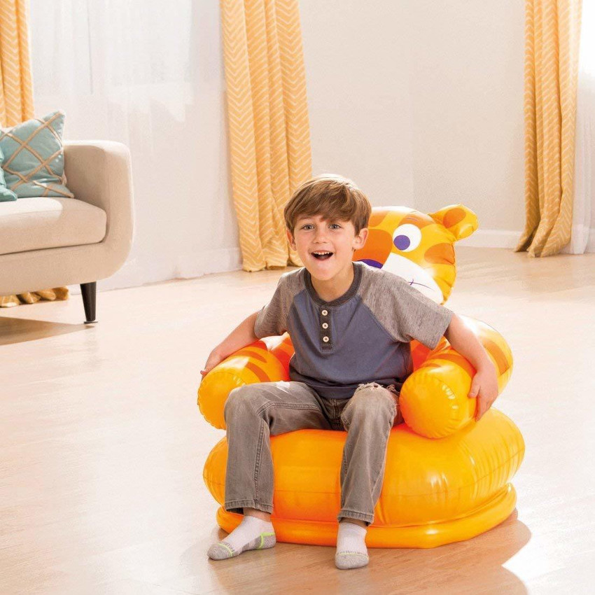 Kids blow up store sofa