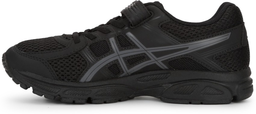 Asics black sale school shoes