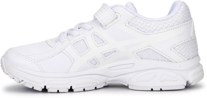 Asics white outlet school shoes