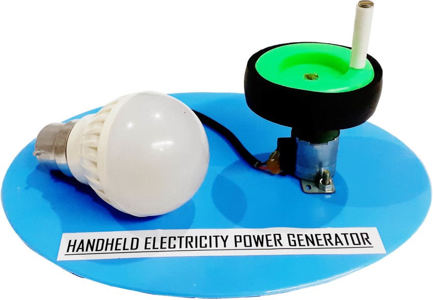 MELODY's Handheld Electricity Power Generator DC Dynamo Working Model with Bulb. STEM Activity for School Science Project Price in India - Buy Handheld Electricity Power Generator DC Dynamo Working Model with