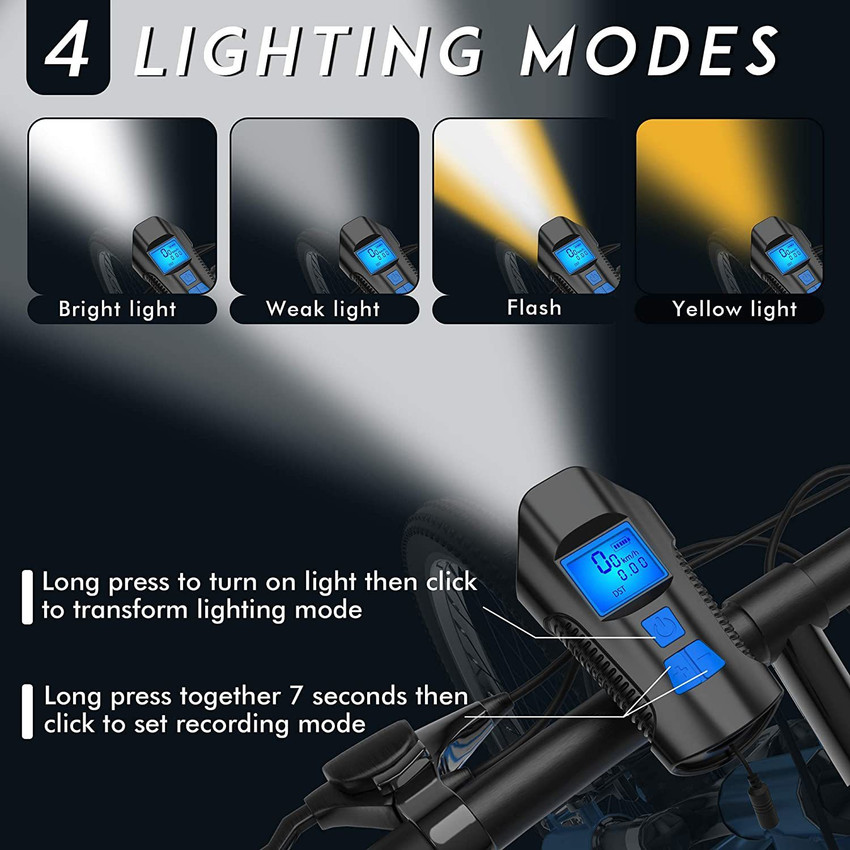 horn and light for cycle