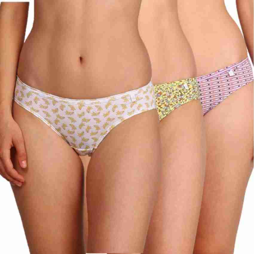 Buy Jockey Multi-Color Dark Prints Bikini Pack of 3 - Style Number- 1410  online