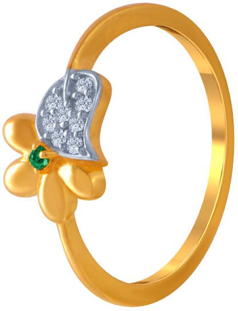 PC Chandra Jewellers AMAZEA 14kt Yellow Gold ring Price in