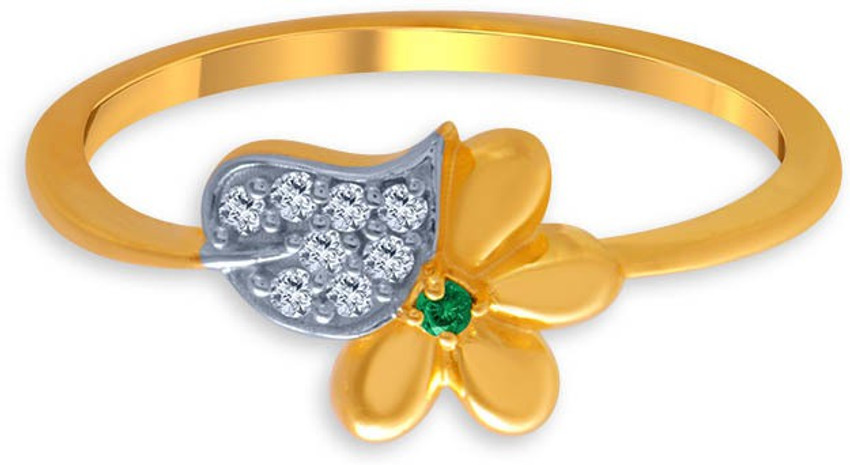 PC Chandra Jewellers AMAZEA 14kt Yellow Gold ring Price in India